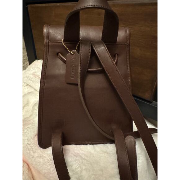Excellent Condition Coach Rich Chocolate Mini Backpack Bag - Picture 3 of 9